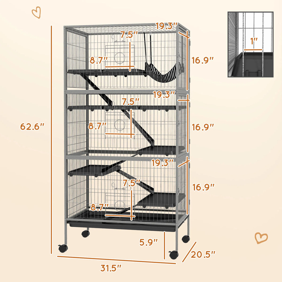 Small Animal Cage /Chinchilla Cage