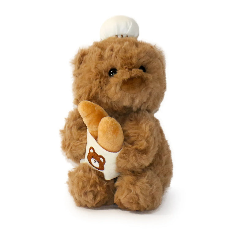 9-inch Brown Baker Bear with Bag - BIG FRENCHIES