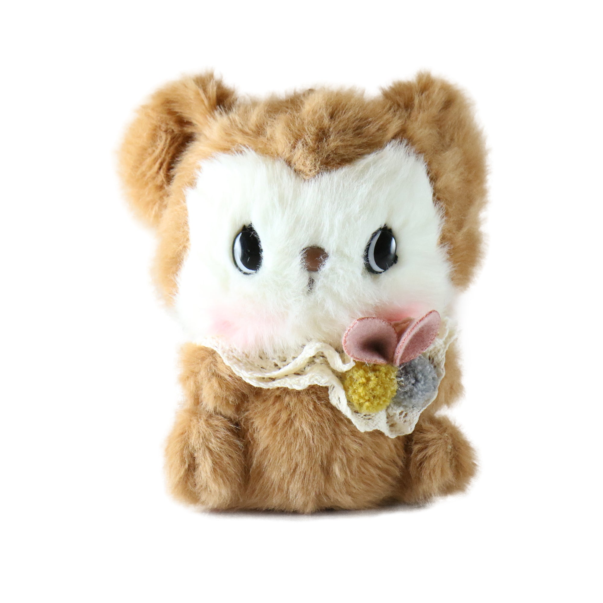 5-inch Brown Hamster with Flower Bow