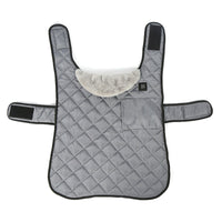 Heated Pet Clothing - New Fashion Warm Dog Cotton Jacket with Short Rabbit Fur