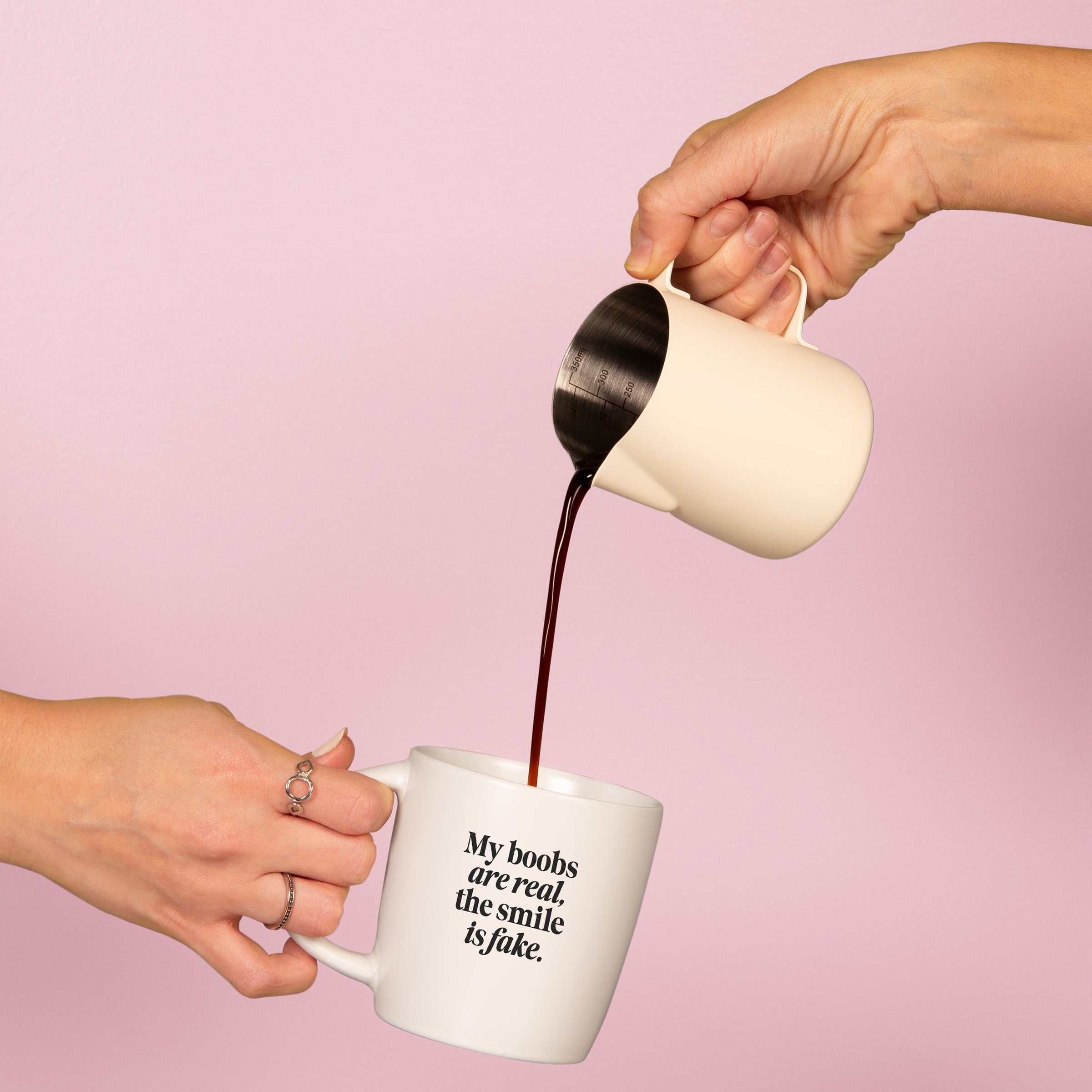 The Boobs are Real... Ceramic Coffee Mug