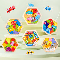 Children's Animal Fruit Creative Three-dimensional Puzzle Puzzle Educational Toys