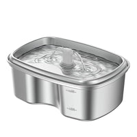 Stainless Steel Smart Pet Water Dispenser with Automatic Circulation and Filtration, Large Capacity Feeder for Cats and Dogs