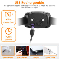 2 In 1 Dog GPS Fence Tracker Wireless GPS Dog Fence GPS Dog Collar With 32-2887FT Radius IPX6 Waterproof For Small Mediu