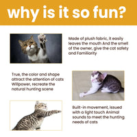Interactive Smart Mouse Toy, Cats And Dogs Like A Mouse Sound Relief Plush Toy
