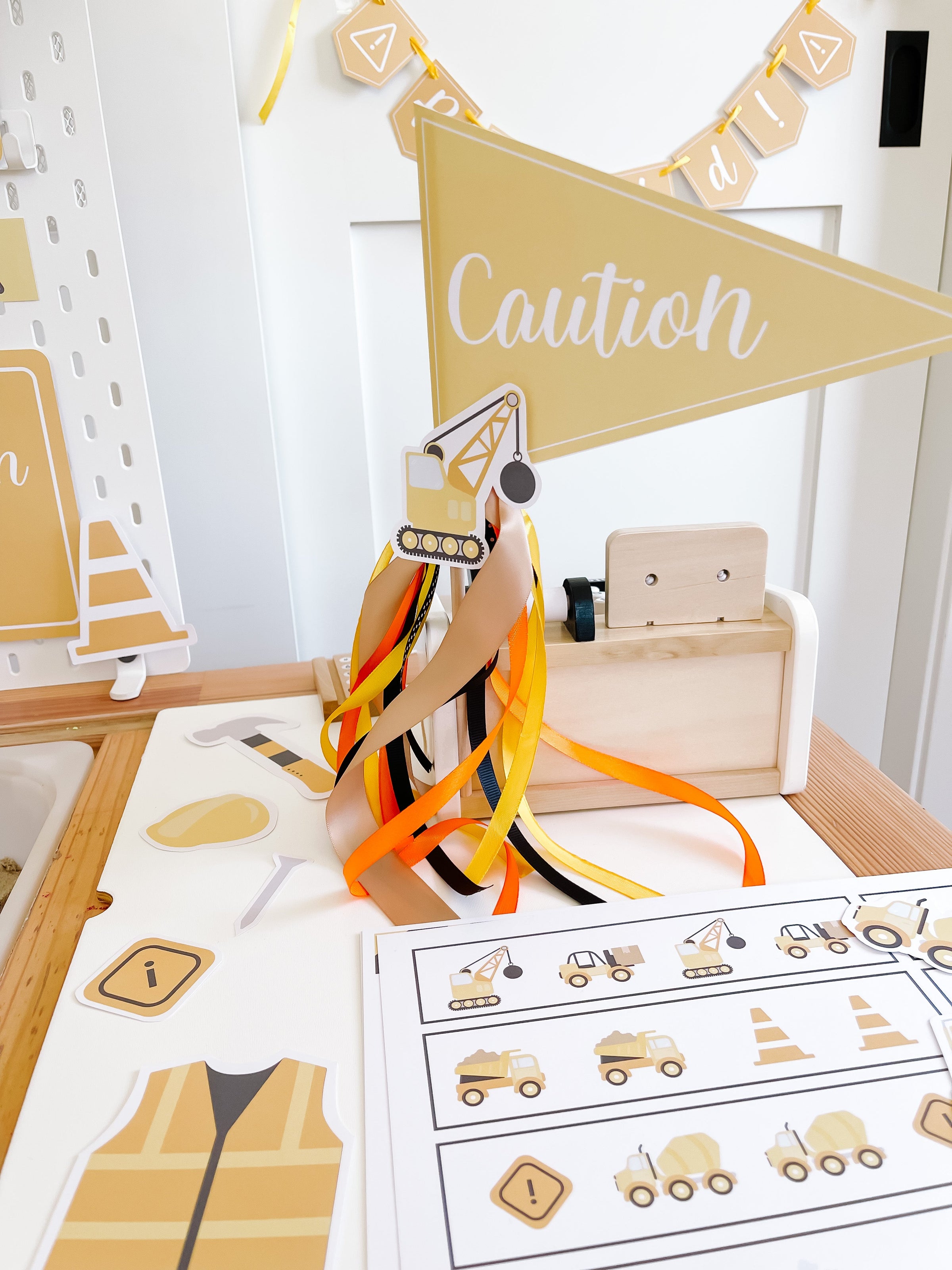 Construction Printable Dramatic Play Kit