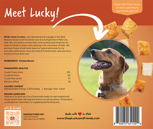 Lucky & Friends Chicken Breast Dog Treat