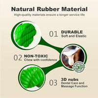 Natural Rubber Horseshoe-Shaped Chew Toys,Dog Toys For Aggressive Chewers, Dog Toys For Medium Large Dogs, Toys For Tran