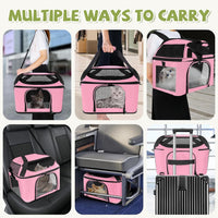 Cat Carrier Backpack Airline Approved Soft Sided Pet Carrier up to 20Lbs