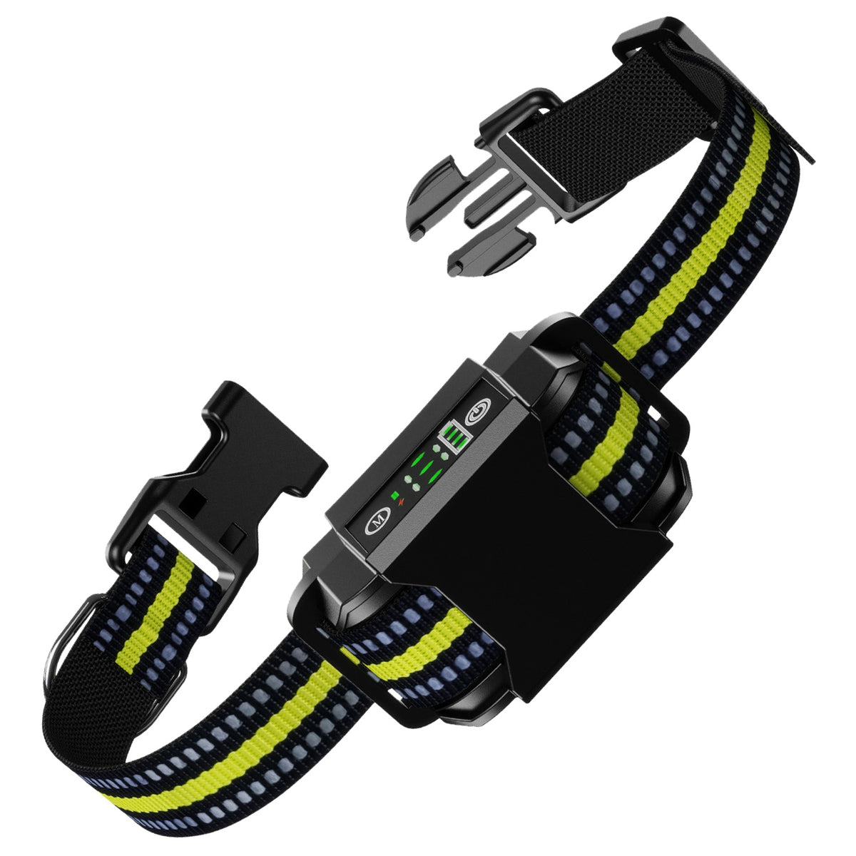 Dog Bark Collar Rechargeable Waterproof Beep Vibration Static Stimulation Bark Stopper Automatic Identification Collar W
