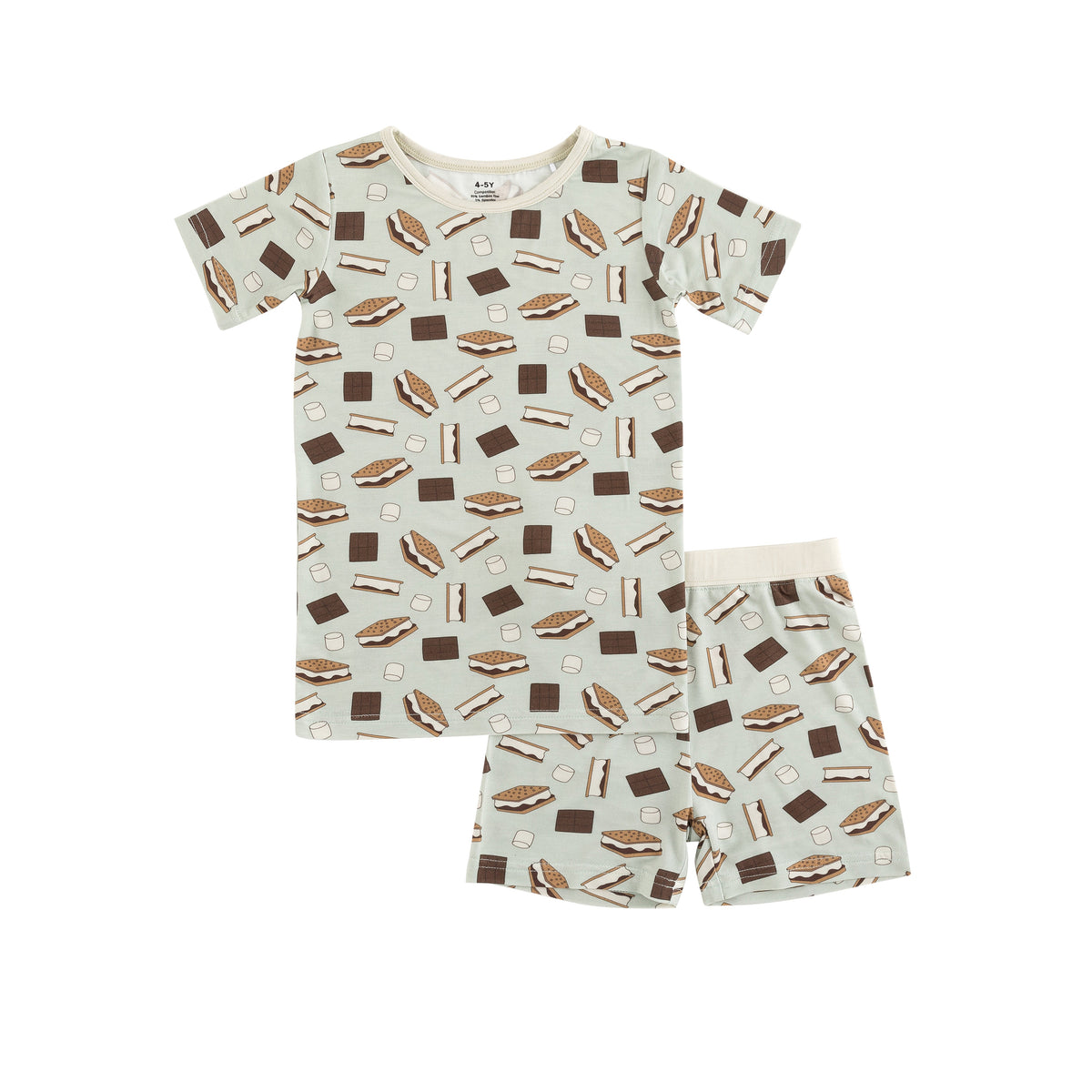 S'more to Love (Short PJ Set) - Blue - BIG FRENCHIES