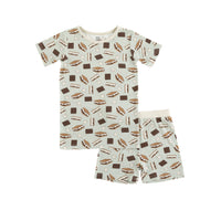 S'more to Love (Short PJ Set) - Blue - BIG FRENCHIES