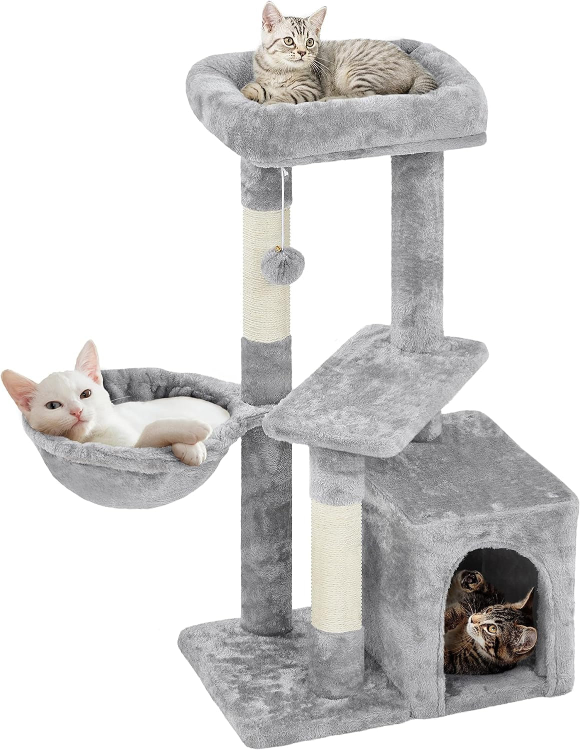 Cat Tower Plush Cover with Condo - BIG FRENCHIES