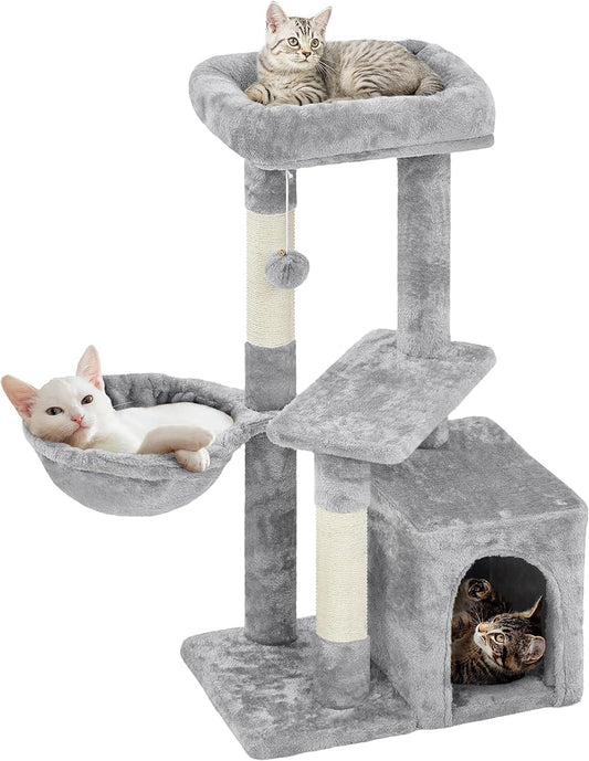 Cat Tower Plush Cover with Condo - BIG FRENCHIES