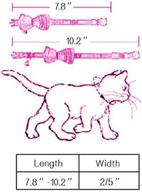 2 Pack Cat Collar Breakaway for kitty and dogs - BIG FRENCHIES