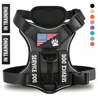 Reflective Breathable Solid Color Polyester Dog Strap