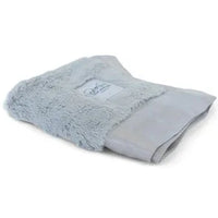 Luxury Satin Border Lovey - Silver - BIG FRENCHIES