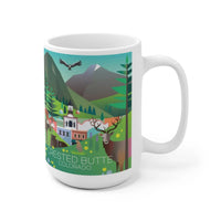 CRESTED BUTTE SUMMER 11 OZ OR 15 OZ CERAMIC MUG - BIG FRENCHIES