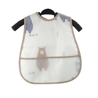 Baby eating bib girl baby waterproof children male painting apron