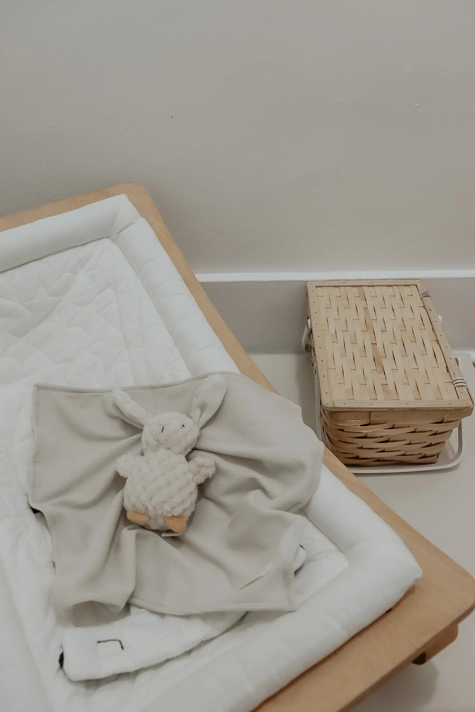 Coco Ivory Waffle Knit Blanket - BIG FRENCHIES