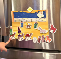 Saintly Heart Nativity Magnet Set - BIG FRENCHIES
