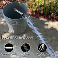 Rolling Mouse Trap With 19.69in Mesh Ramp, Humane Galvanized Metal Rat Trap, Reusable Catch Multiple Mice, Easy To Clean