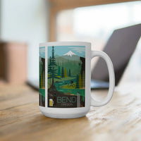 Bend, Oregon Ceramic Mug 11oz or 15oz - BIG FRENCHIES