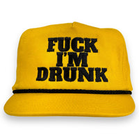 F IM DRUNK HAT Custom Embroidered