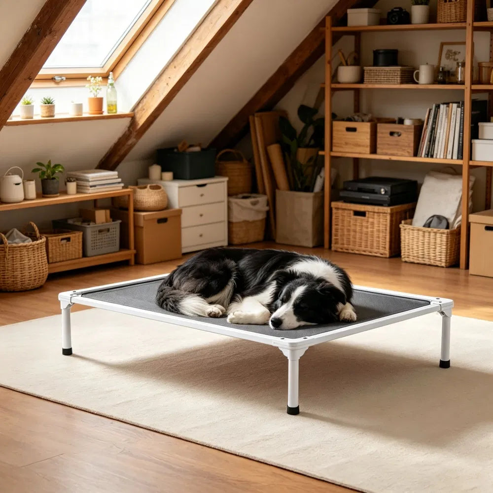 Elevated Dog Bed for Bedroom