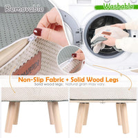 Dog Stairs 4 Step Foldable Pet Steps Ottoman Ramp for Couch Bed
