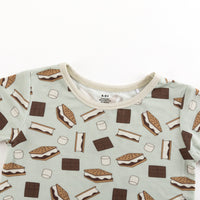 S'more to Love (Short PJ Set) - Blue - BIG FRENCHIES