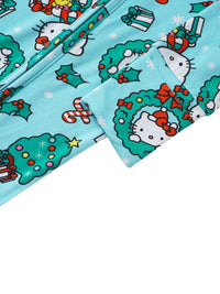 PoshTOT Sanrio Hello Kitty Wreath Bamboo Baby Convertible Zippy Romper