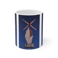 ROADSIDE MUGS - Ice Cream Cafe Ceramic Mug 11oz - BIG FRENCHIES