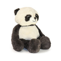 10-Inch Black and White Peaky Panda with Paw over Eyes