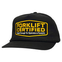 Forklift Certified Hat Custom Embroidered