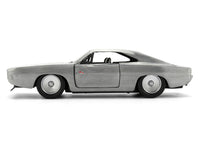 Dom's Dodge Charger R/T Raw Metal "Fast & Furious 7" (2015) Movie 1/32 Diecast Model Car by Jada