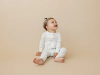 Blue Belle Ribbed Bamboo Zippy Pajamas - BIG FRENCHIES