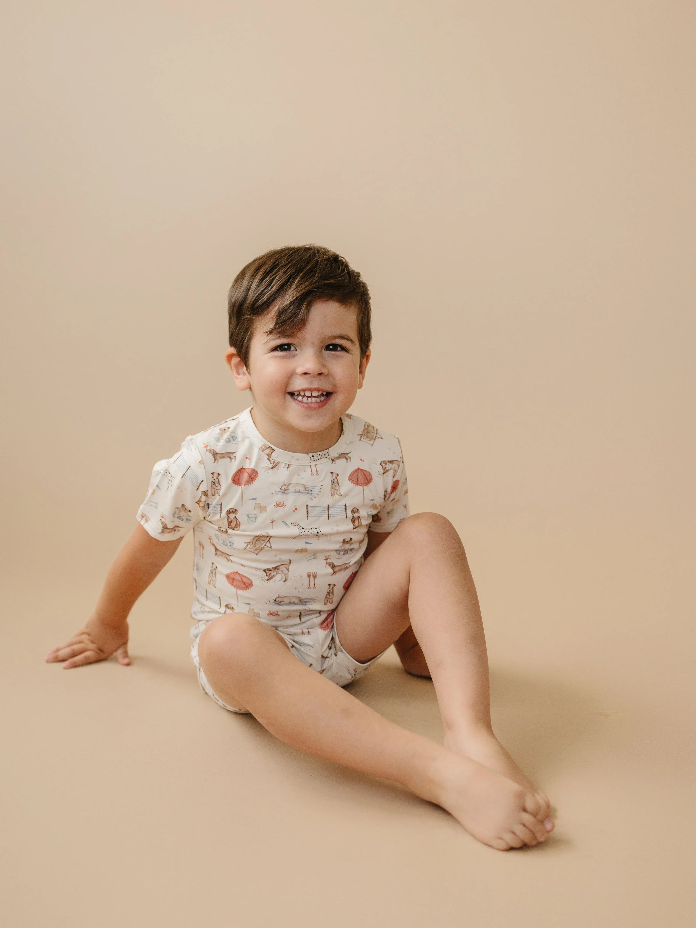 Beach Pawty 2pc Bamboo Pajamas - BIG FRENCHIES