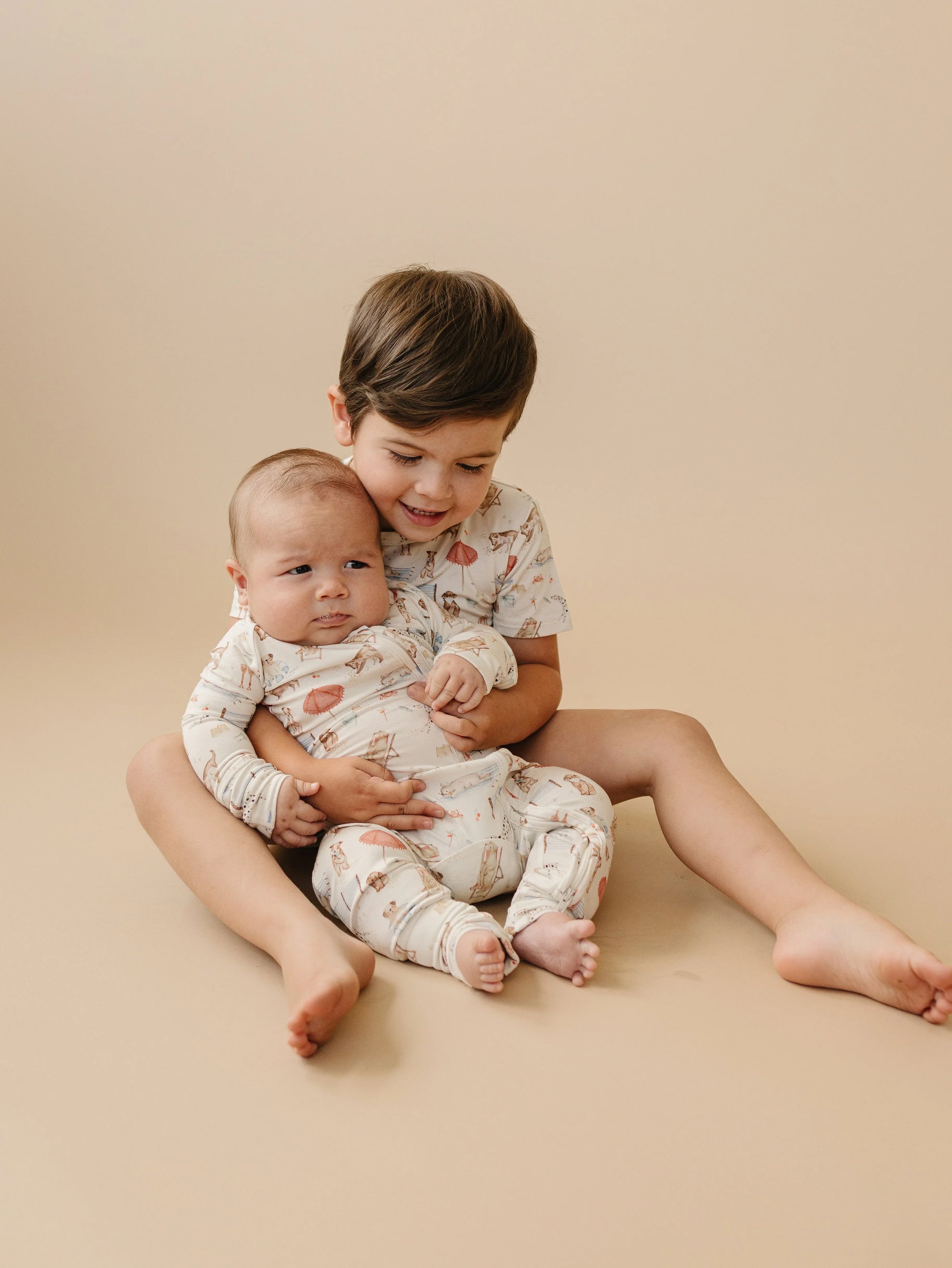 Beach Pawty 2pc Bamboo Pajamas - BIG FRENCHIES