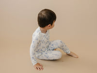 Cowboy Blues 2pc Ribbed Bamboo Pajamas - BIG FRENCHIES