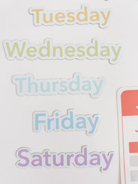Calendar (Days, Months, Seasons) Flashcards and Magnets
