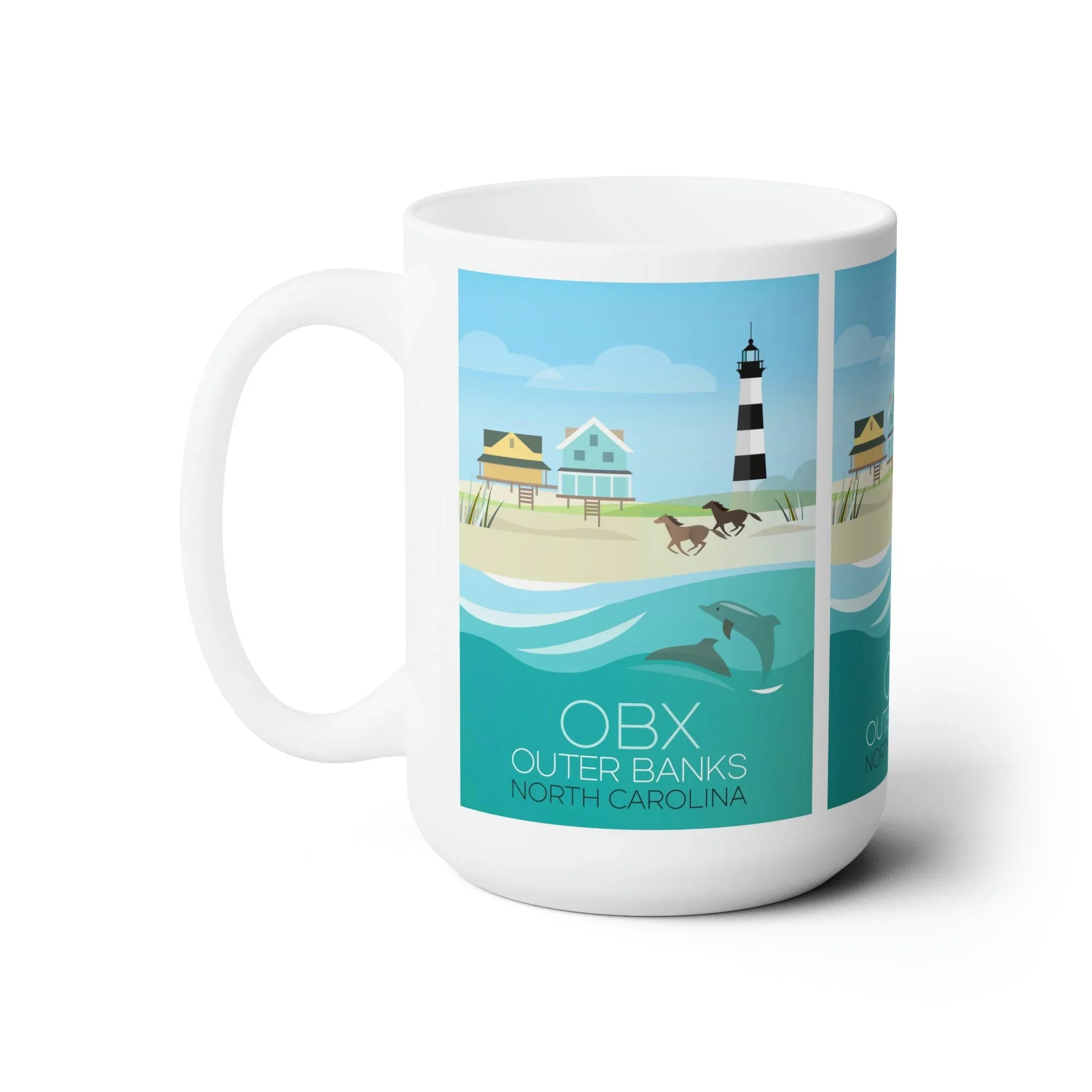 Outer Banks Ceramic Mug 11oz or 15oz - BIG FRENCHIES