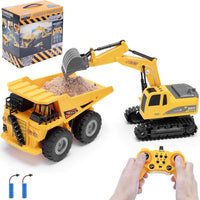 Remote Control Excavator Construction Vehicle Set Educational Construction Toy For Children