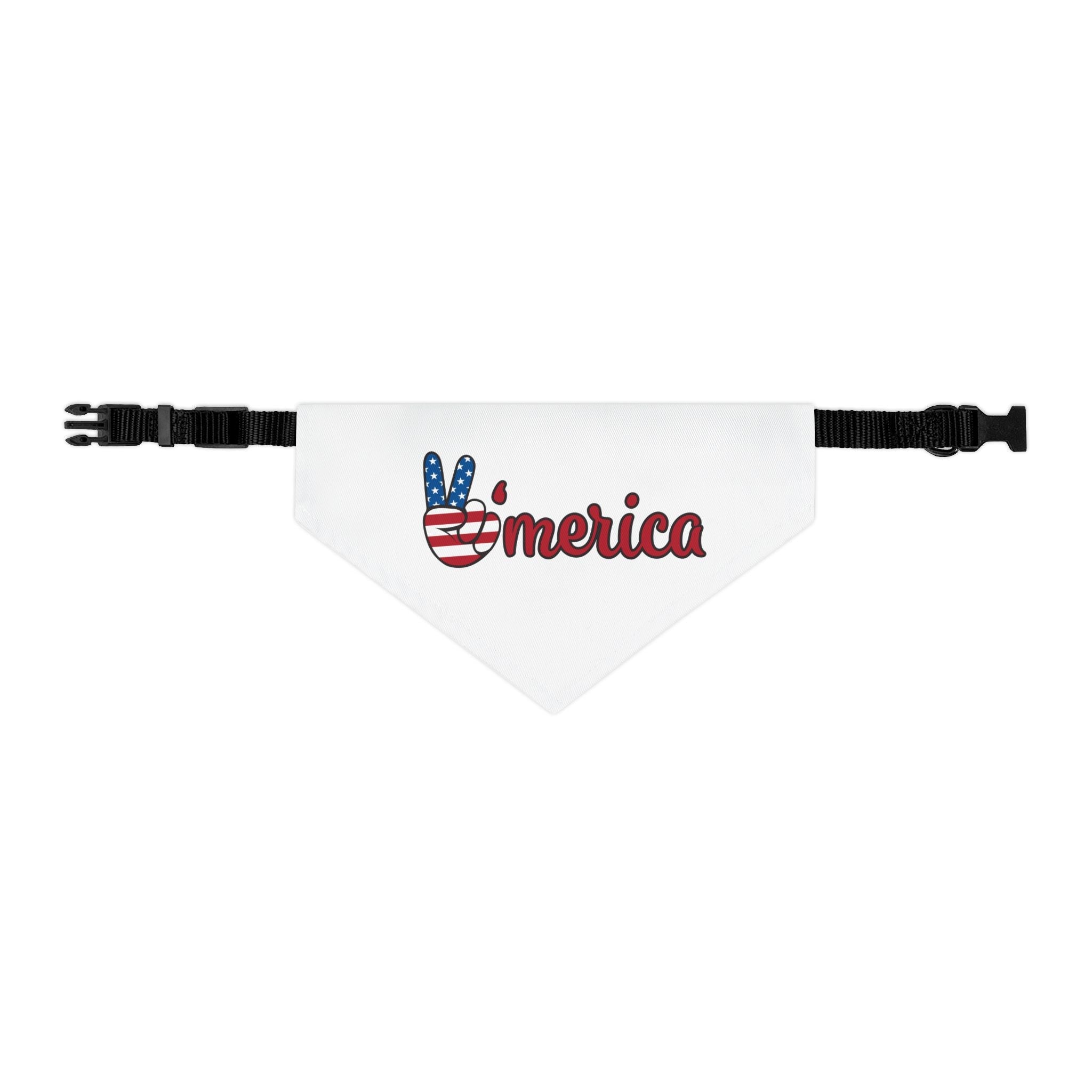 Stars and Stripes Patriotic Dog Bandana - BIG FRENCHIES