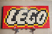 Build-It-Yourself LEGO Logo Sign Kit – 16x32 Studs | Includes Baseplate, Bricks & Instructions - BIG FRENCHIES