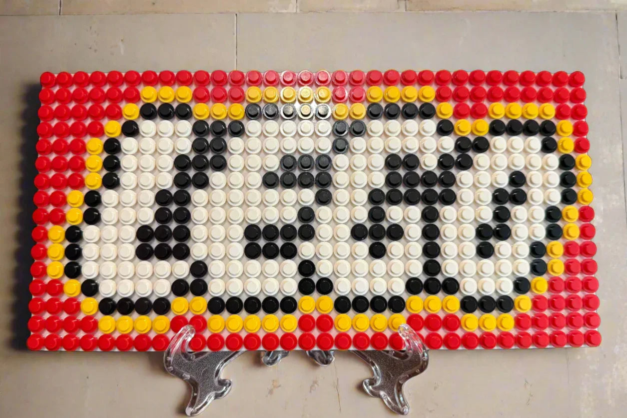 Build-It-Yourself LEGO Logo Sign Kit – 16x32 Studs | Includes Baseplate, Bricks & Instructions - BIG FRENCHIES