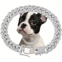 Shiny Diamond Safety Metal Necklace