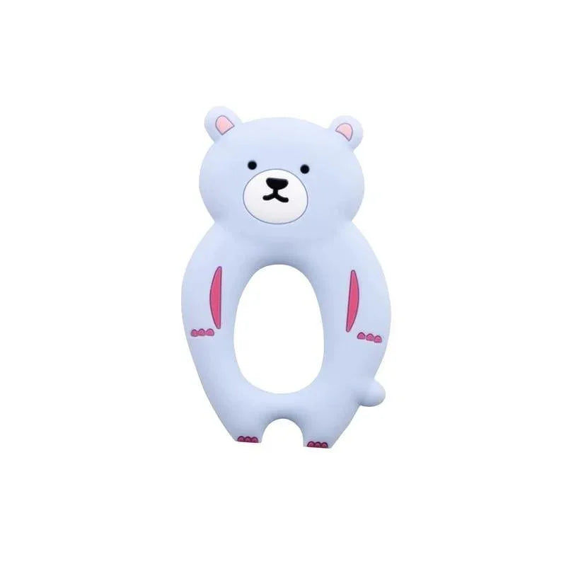Baby Teether Silicone Rabbit Food Grade Bunny Teether Nursing Teething Accessories Silicone Animal Teether For Kids and Baby - BIG FRENCHIES