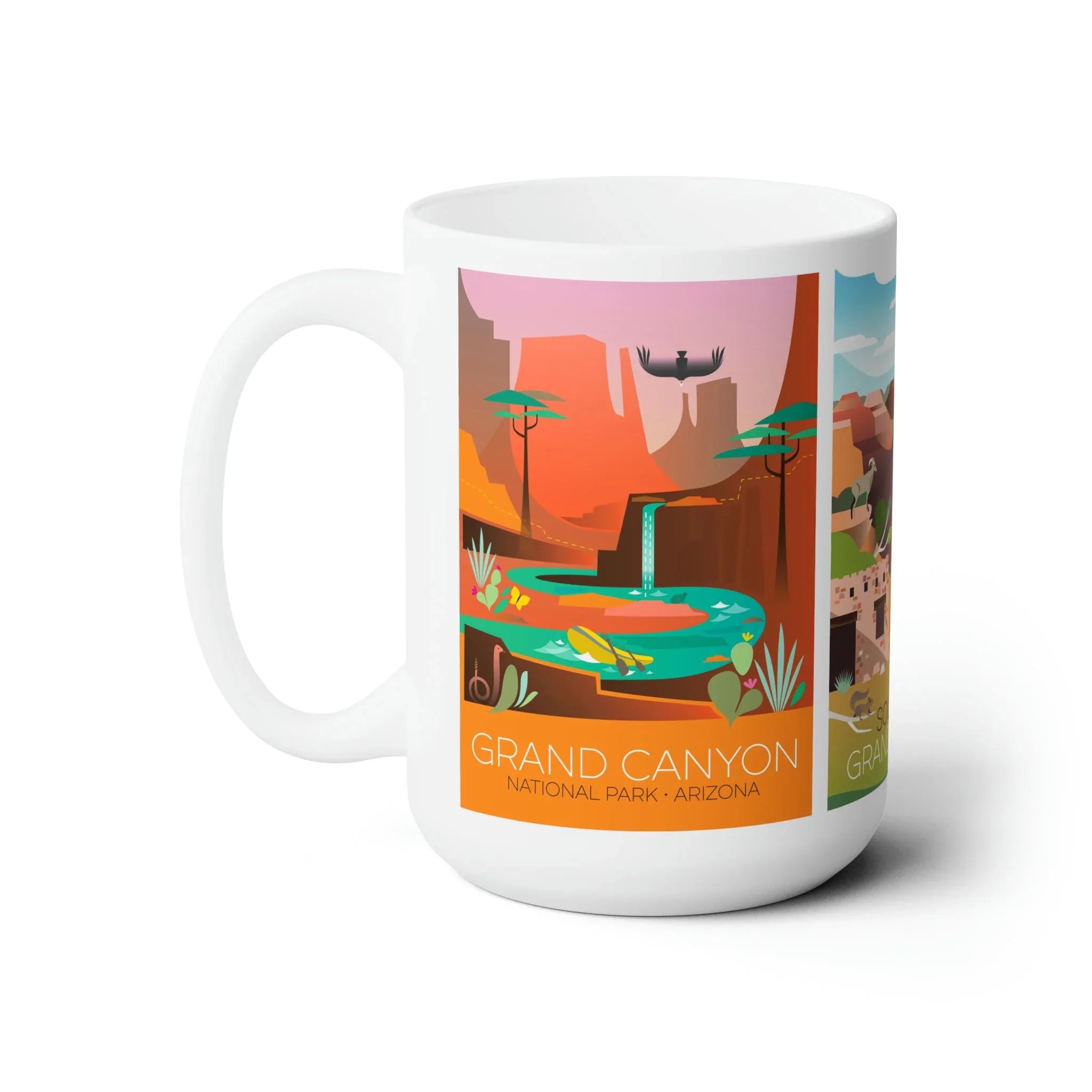 Grand Canyon National Park 3-Image Ceramic Mug 11oz or 15oz - BIG FRENCHIES