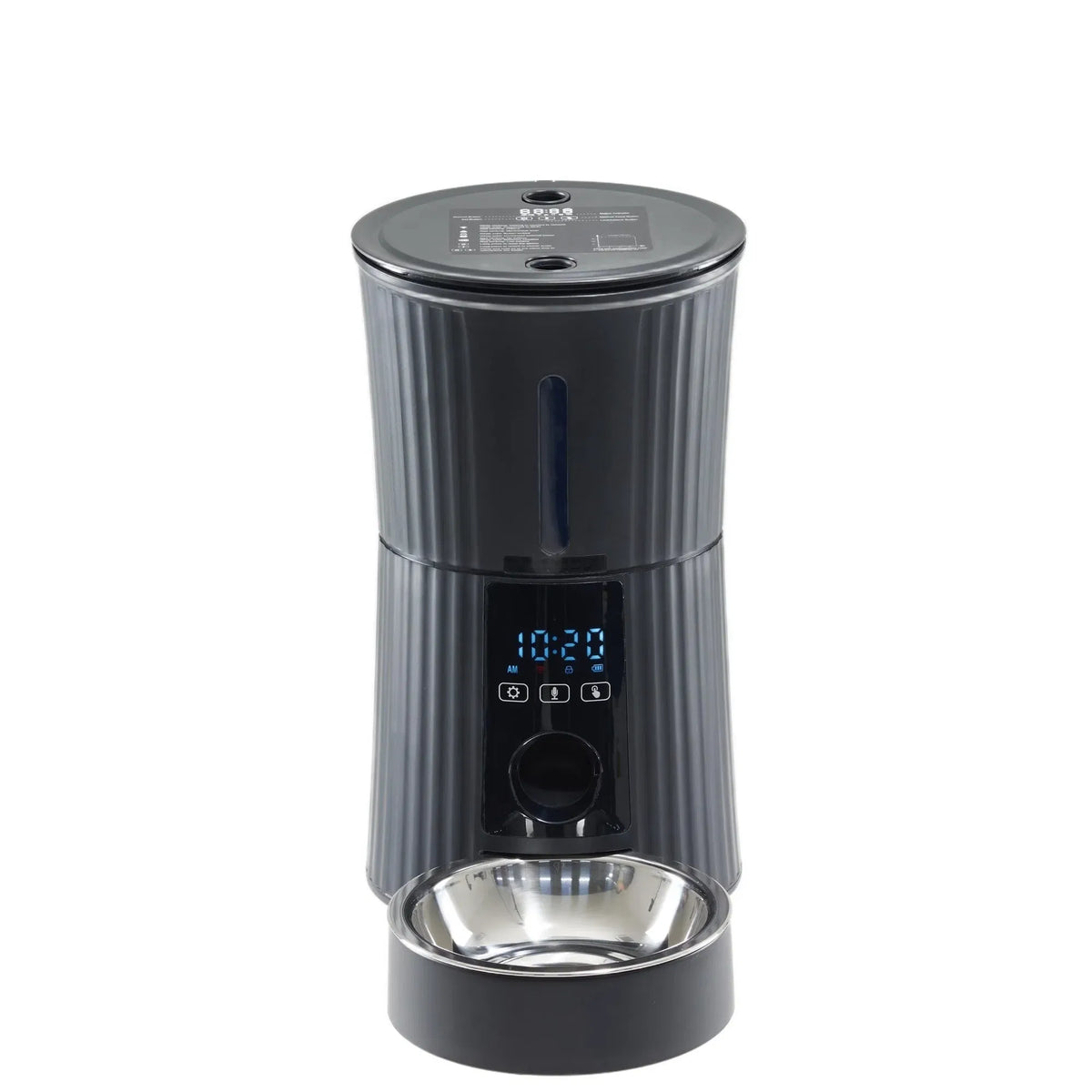 Intelligent feeder, equipped with WiFi application control function, a 4-liter capacity intelligent pet food dispenser s